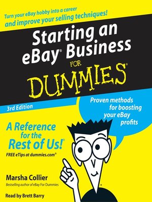 cover image of Starting an E-Bay Business for Dummies